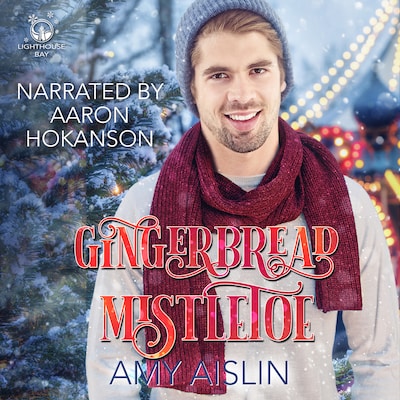 Gingerbread Mistletoe – omslag til lydbogen af Amy Aislin