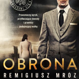 Obrona – okładka audiobooka, autor Remigiusz Mróz