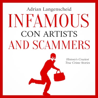 Infamous Con Artists and Scammers: – omslag til lydbogen af Adrian Langenscheid, Benjamin Rickert, Caja Berg