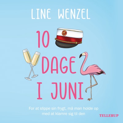 10 dage i juni – omslag til lydbogen af Line Wenzel