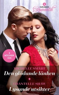 Den glödande länken / Lysande utsikter – omslag till ljudboken av Chantelle Shaw,Michelle Smart