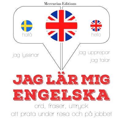 Jag lär mig engelska – omslag till ljudboken av JM Gardner