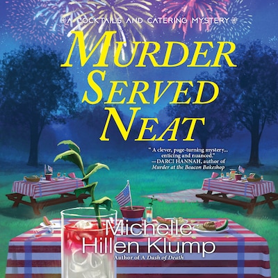 Murder Served Neat – omslag til lydbogen af Michelle Hillen Klump