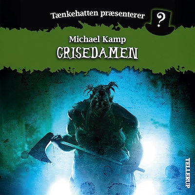 Tænkehatten præsenterer #3: Grisedamen – omslag til lydbogen af Michael Kamp, Benjamin Jensen