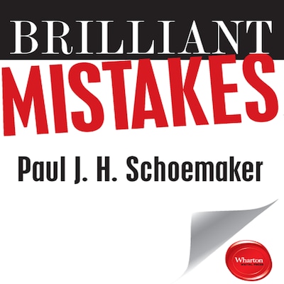 Brilliant Mistakes – omslag til lydbogen af Paul J.H. Schoemaker