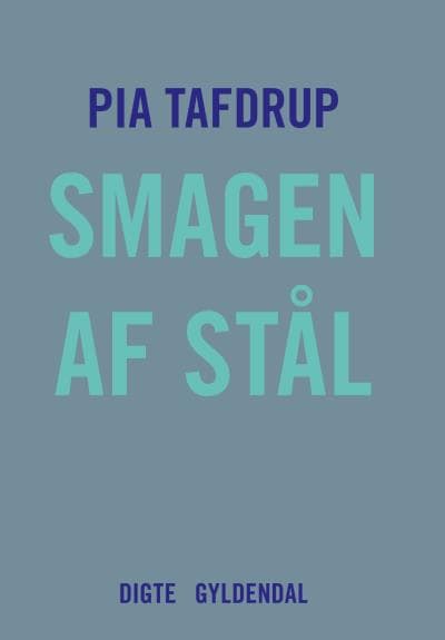 Smagen af stål – omslag til lydbogen af Pia Tafdrup