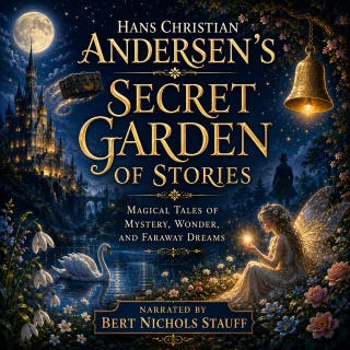Andersen's Secret Garden of Stories: Magical Tales of Mystery, Wonder, and Faraway Dreams – omslag till ljudboken av Hans Christian Andersen