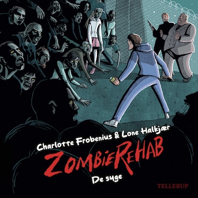 Zombie Rehab #3: De syge – omslag til lydbogen af Lone Halkjær, Charlotte Frobenius