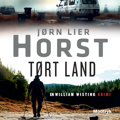 Tørt land – omslag til lydbogen af Jørn Lier Horst