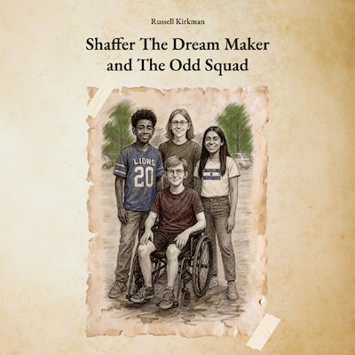 Shaffer The Dream Maker and The Odd Squad – omslag til lydbogen af Kirkman Russell