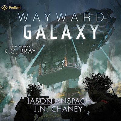 Wayward Galaxy – omslag til lydbogen af Jason Anspach, J.N. Chaney