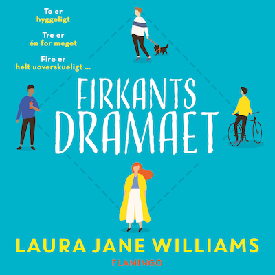 Firkantsdramaet – omslag til lydbogen af Laura Jane Williams