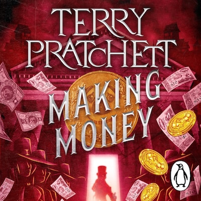 Making Money – omslag til lydbogen af Terry Pratchett