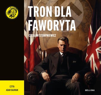 Tron dla faworyta – okładka audiobooka, autor Czesław Stempniewicz
