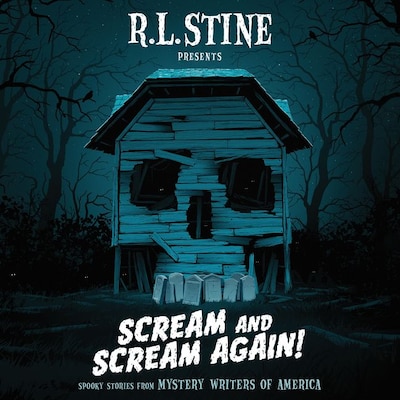 Scream and Scream Again! – omslag van het luisterboek van R.L. Stine, Megan Abbott, Chris Grabenstein