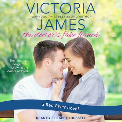 The Doctor's Fake Fiancee – omslag til lydbogen af Victoria James