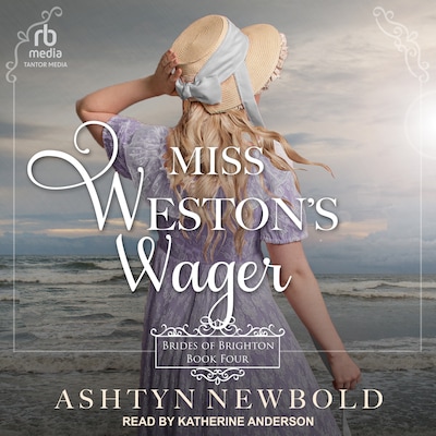 Miss Weston's Wager – omslag til lydbogen af Ashtyn Newbold