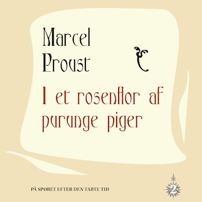 I et rosenflor af purunge piger – omslag til lydbogen af Marcel Proust