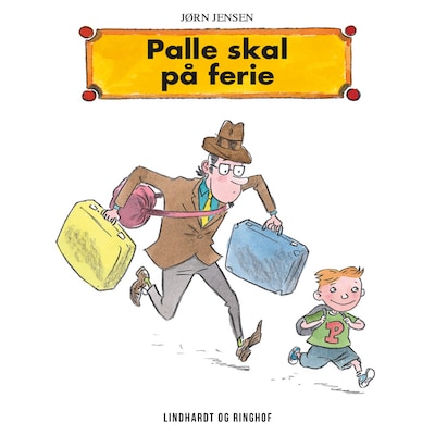 Palle skal på ferie – omslag til lydbogen af Jørn Jensen