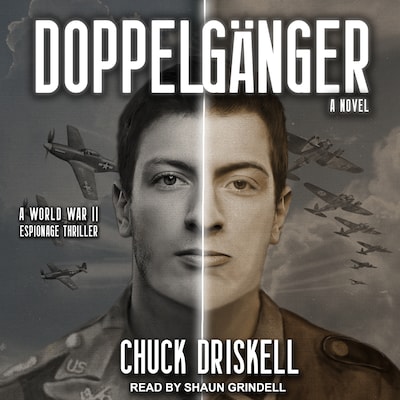 Doppelgänger – omslag til lydbogen af Chuck Driskell
