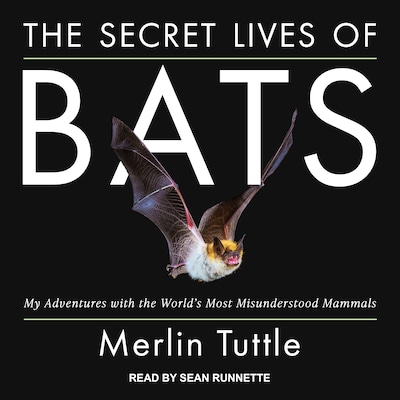 The Secret Lives of Bats – omslag til lydbogen af Merlin Tuttle