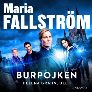 Burpojken – omslag till ljudboken av Maria Fallström