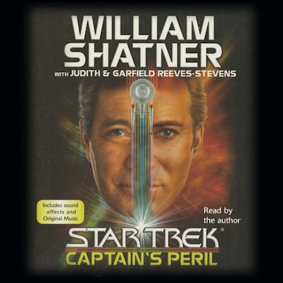 STAR TREK: CAPTAIN'S PERIL – omslag til lydbogen af William Shatner