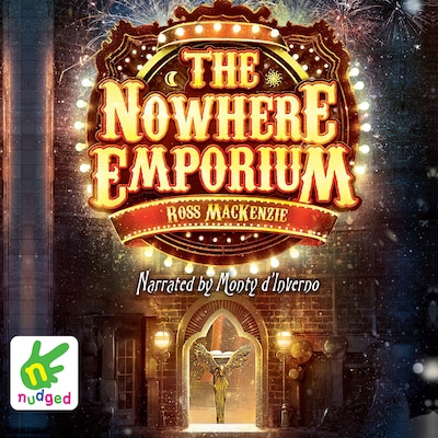 The Nowhere Emporium – omslag til lydbogen af Ross MacKenzie