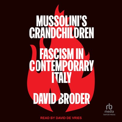 Mussolini's Grandchildren – omslag til lydbogen af David Broder