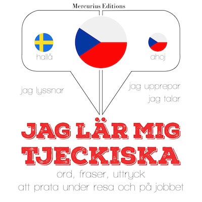 Jag lär mig tjeckiska – omslag till ljudboken av JM Gardner