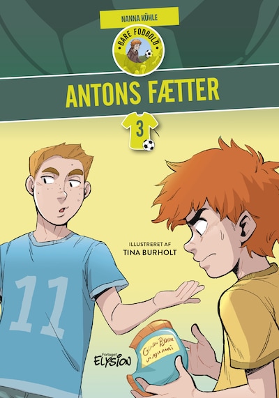Antons fætter – omslag til lydbogen af Nanna Kühle