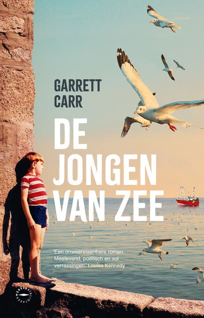 De jongen van zee – omslag van het luisterboek van Garrett Carr