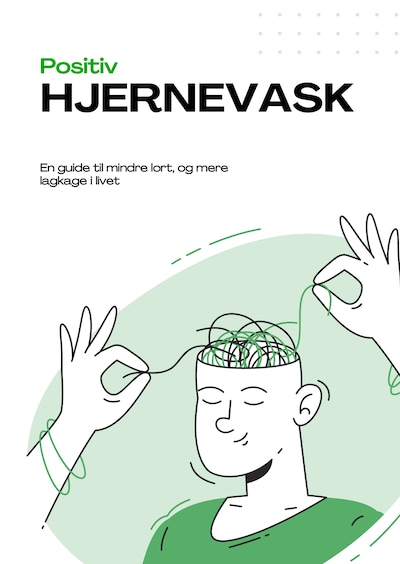 Positiv hjernevask – omslag til lydbogen af Knud Magnussen