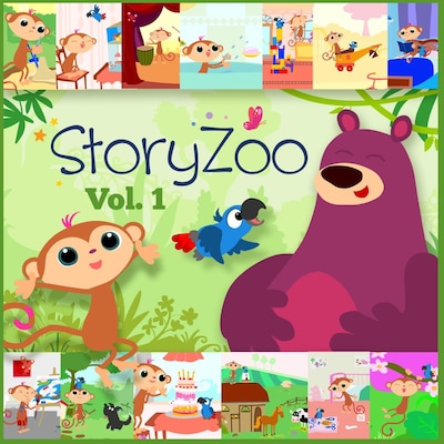 StoryZoo Vol. 1 – omslag van het luisterboek van StoryZoo