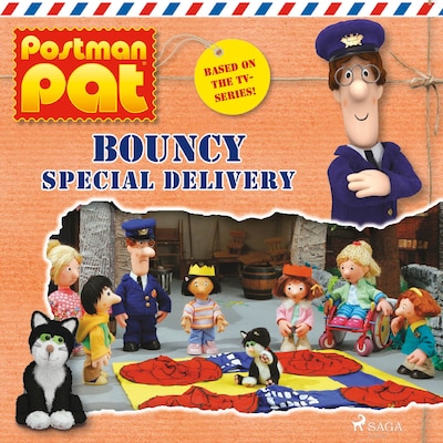 Postman Pat - Bouncy Special Delivery – omslag til lydbogen af John A. Cunliffe