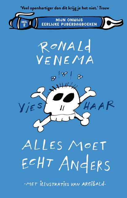 Alles moet echt anders – omslag van het luisterboek van Ronald Venema