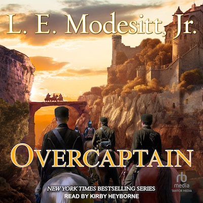 Overcaptain – omslag til lydbogen af L. E. Modesitt, Jr.