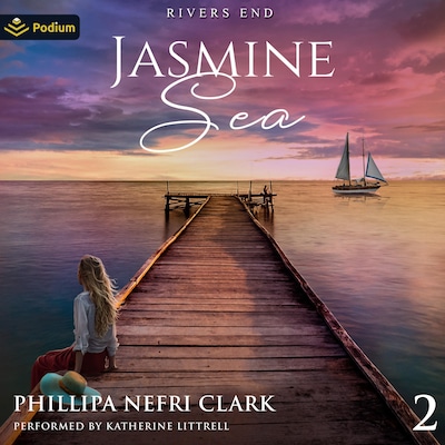 Jasmine Sea – omslag til lydbogen af Phillipa Nefri Clark