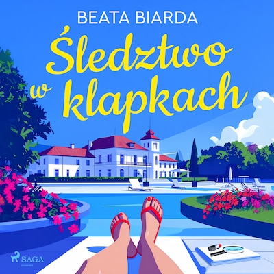 Śledztwo w klapkach – okładka audiobooka, autor Beata Biarda