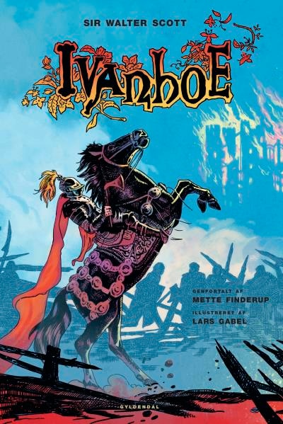 Walter Scotts Ivanhoe – omslag til lydbogen af Mette Finderup