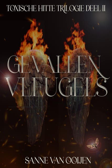 Gevallen vleugels – omslag van het luisterboek van Sanne Van Ooijen