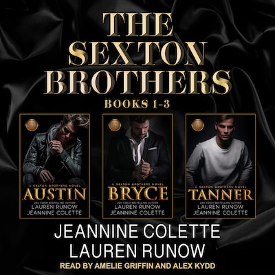 Sexton Brothers Boxed Set, Books 1-3 – omslag til lydbogen af Lauren Runow, Jeannine Colette