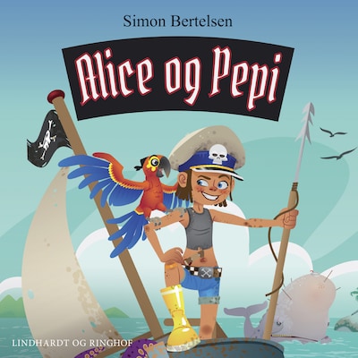 Alice og Pepi – omslag til lydbogen af Simon Bertelsen