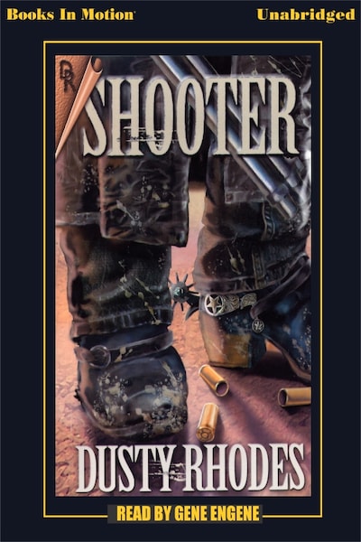 Shooter – omslag til lydbogen af Dusty Rhodes