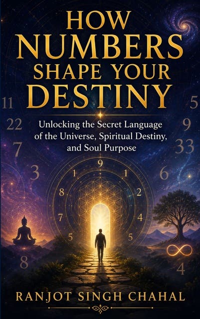 How Numbers Shape Your Destiny: Unlocking the Secret Language of the Universe, Spiritual Destiny, and Soul Purpose – omslag til lydbogen af Ranjot Singh Chahal