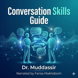 Conversation Skills Guide – omslag till ljudboken av Dr.Muddassir