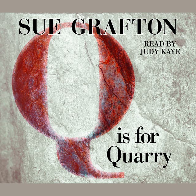 Q Is For Quarry – omslag til lydbogen af Sue Grafton