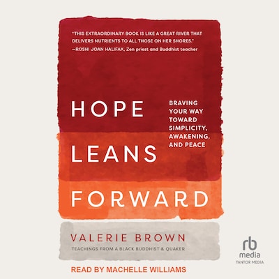 Hope Leans Forward – omslag til lydbogen af Valerie Brown
