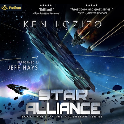 Star Alliance – omslag til lydbogen af Ken Lozito