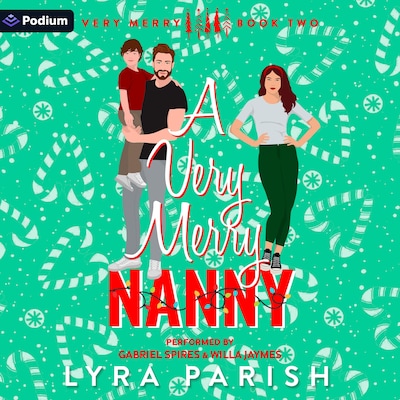 A Very Merry Nanny – omslag til lydbogen af Lyra Parish